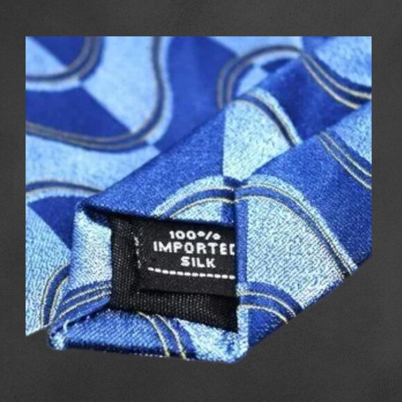 Vintage Designer J. Ferrar Tie 100% Imported Silk - Picture 5 of 5